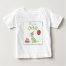 Search for dinosaur first birthday baby clothes Watercolor