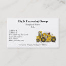 Search for earthmoving business cards Earthmover