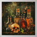 Search for vintage apothecary posters Skull