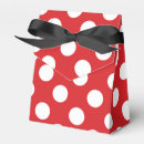 Search for polka dot favor boxes Baby