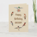Search for bird lover birthday cards Hummingbird