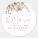 Search for floral thank you stickers Elegant