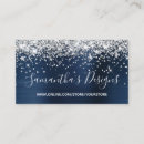 Search for blue and silver business cards Customer