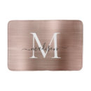Search for metallic gold bath mats Elegant