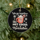 Search for marshmallow ornaments Santa