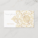 Search for mandala business cards Gold