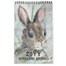 Search for animals calendars watercolor