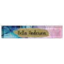 Search for teal name plates Watercolor