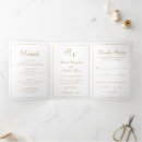 Search for trifold wedding invitations Classic