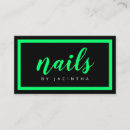 Search for neon green business cards Chic