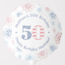 Search for memorial balloons Red white and blue