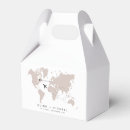 Search for travel favor boxes World map