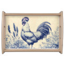 Search for rooster serving trays French