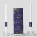 Search for blue and gold candles Couple