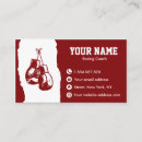 Search for boxing gym business cards Trainer
