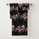 Search for cherry blossom bath towels Feminine floral