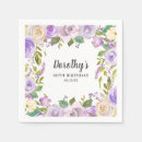 Search for purple floral napkins Botanical