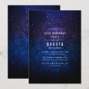 Search for blue and purple birthday invitations Stars