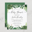 Search for budget baby shower invitations Greenery