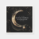 Search for starry night napkins Crescent moon