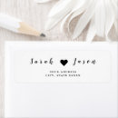 Search for heart return address labels Doodle