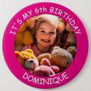 Search for jumbo birthday buttons Girl