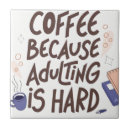 Search for coffee tiles Illustration