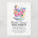 Search for teacup bridal shower invitations Floral