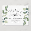 Search for we have moved postcards Change of address