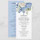 Search for hydrangea wedding programs Watercolor floral