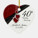 Search for 40th wedding anniversary gifts Red