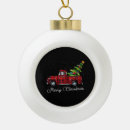 Search for pickup truck ornaments Red