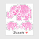Search for pink elephant stickers Animals