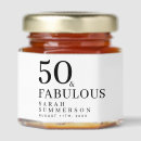 Search for unique 50th birthday favors Fifty and fabulous
