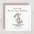 Search for fox birthday invitations Cute whimsical sweet trendy