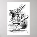 Search for white rabbit alice in wonderland posters Lewis carroll