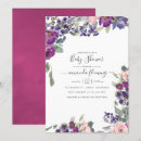 Search for violet baby shower invitations Elegant