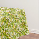 Search for green and gold tablecloths Botanical