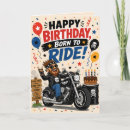 Search for motorcycle birthday cards Chopper