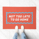 Search for unwelcome doormats Red