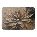 Search for artistic bath mats Black