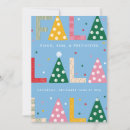 Search for fa la la la la invitations Festive