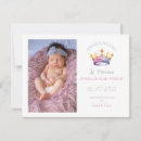 Search for princess birth announcement cards Crown