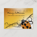 Search for ladybug business cards Design