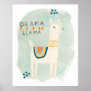 Search for colorful llama art posters Children