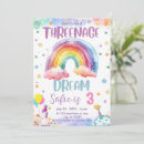 Search for unicorn 3rd birthday invitations Pink purple