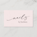 Search for nail salon business cards Minimalist