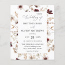 Search for brown and cream wedding invitations Elegant