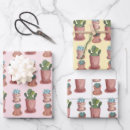 Search for potted plants wrapping paper Cacti