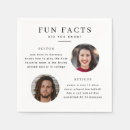 Search for couple fun facts wedding napkins Did you know